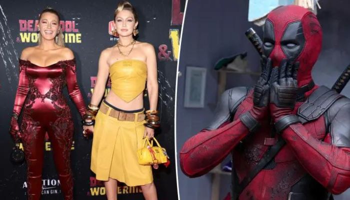 Gigi Hadid and Blake Lively rock Deadpool & Wolverine looks supporting Ryan Reynolds on red carpet